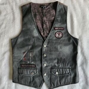 AFFLICTION Lost Souls Sinners Live Fast BLACK PREMIUM EDITION VEST Size Medium